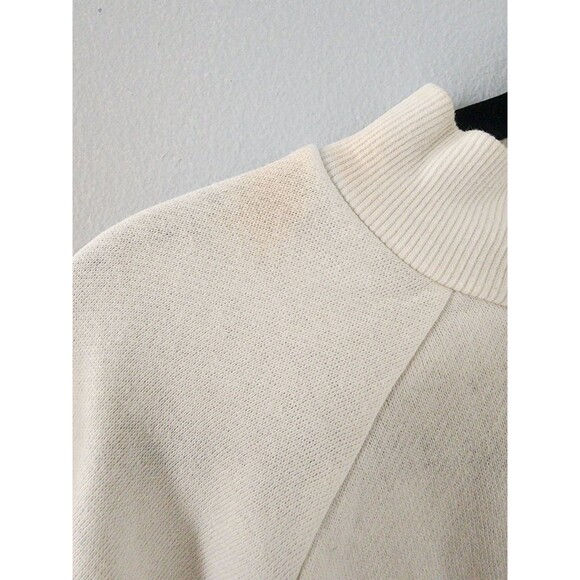 Hippie Rose White Acrylic Long Sleeve Sweater Large As Is - Picture 4 of 7